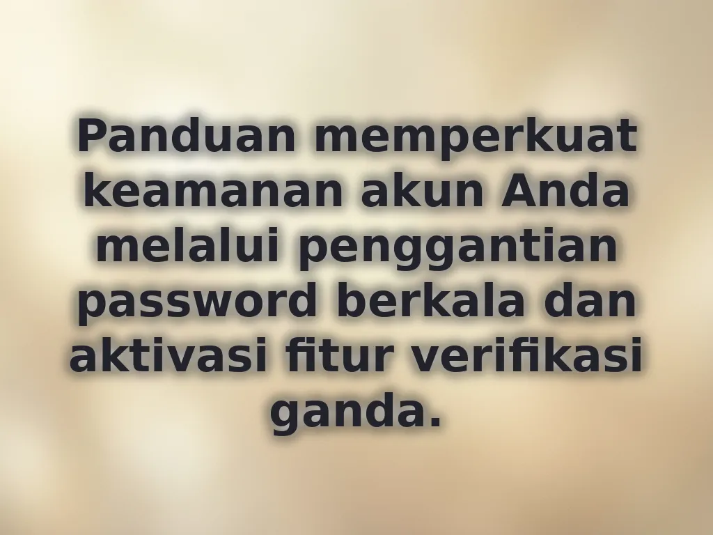 Keamanan akun